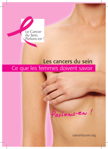 Les cancers du sein