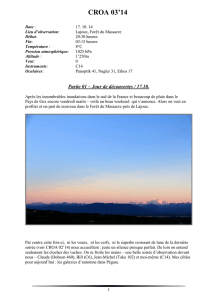 Sortie Lajoux - Orion – Club d`astronomie du Pays de Gex