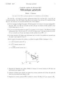 Mécanique générale