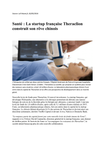 Santé : La startup française Theraclion construit son rêve chinois