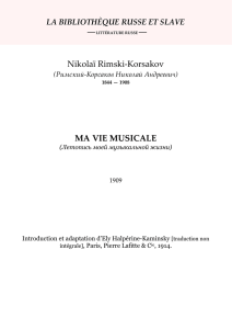 Rimski-Korsakov - Bibliothèque russe et slave