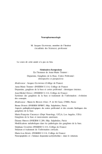 jacques glowinski - Coll&egrave;ge de France