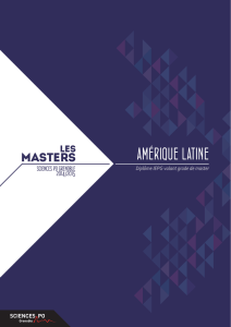 amérique latine - Sciences Po Grenoble