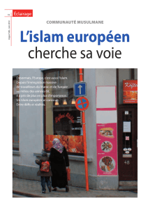 L`islam européen cherche sa voie