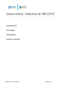 GI - Publication de MES ETATS