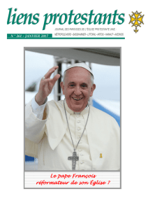 Le pape François réformateur de son Église