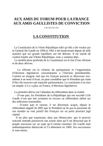 la constitution - Rassemblement du Peuple Français