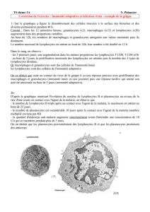 Immunité adaptative et infection virale : exemple de la grippe 1