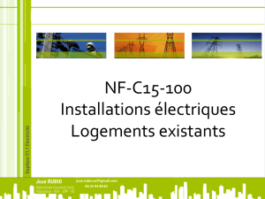 NF-‐C15-‐100 Installations électriques Logements existants