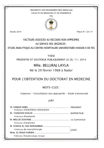 صﺧﻟﻣ ﺔﻣدﻘﻣ - Faculté de Médecine et de Pharmacie Fès