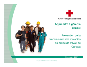 Grippe pandémique - Canadian Red Cross