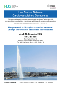 Les Quatre Saisons Cardiovasculaires Genevoises