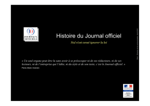 Histoire du Journal officiel (Format PDF - 810.5 ko)