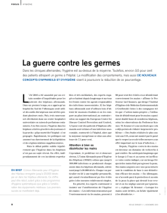La guerre contre les germes