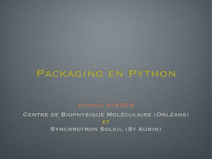 Packaging en Python