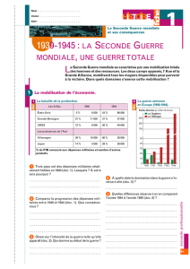 1939-1945 : LA SECONDE GUERRE