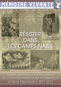 RÉSISTER DANS LES CAMPS NAZIS