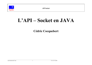 L`API – Socket en JAVA