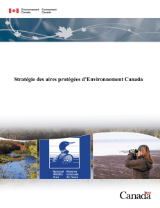 Stratégie des aires protégées d`Environnement Canada