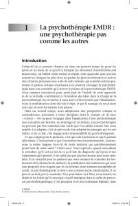 La psychothérapie EMDR : une psychothérapie pas