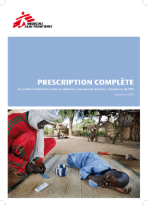 prescription complète - Médecins Sans Frontières