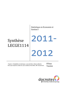 Synthèse LECGE1114