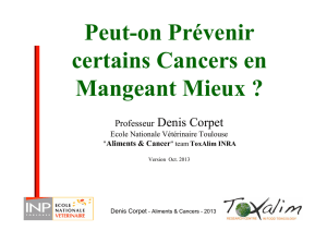 Peut-on Prévenir certains Cancers en Mangeant Mieux ?