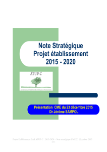 Telecharger notre projet d`établissement - ATUP-C