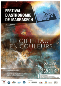 La 14ème Edition du Festival d`Astronomie de Marrakech