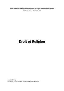 Droit et Religion - Le Petit Juriste