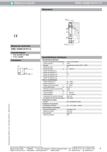 1 Détecteurs inductifs NMB2-12GM80-US-FE-V12