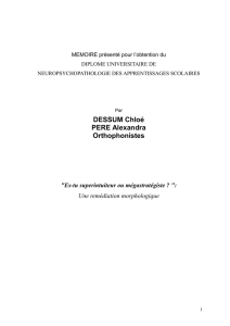 mémoire - Mot à Mot