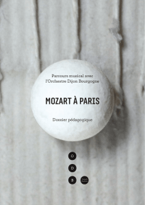MOzart à Paris - Orchestre Dijon Bourgogne