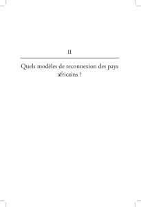 Quelle nouvelle reconnexion des pays africains au