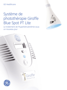 Système de photothérapie Giraffe Blue Spot PT Lite