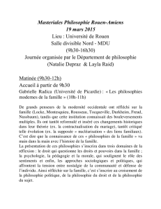 Masteriales Philosophie Rouen-Amiens 19 mars 2015 Lieu