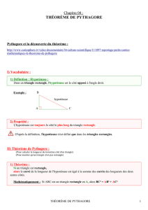 théorème de pythagore