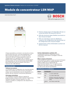 Module de concentrateur LSN MAP