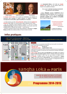 Infos pratiques - Sangha Loka de Paris