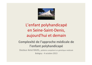 JournéePolyhandicap04102013.Intervention Dr Ravel