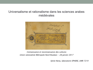 La physique arabe médiévale - Union Rationaliste Métropole Nord