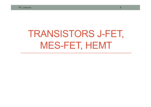 Chap 5: JFET / MESFET