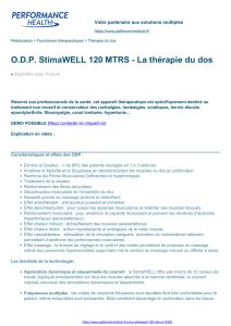ODP StimaWELL 120 MTRS - La thérapie du dos