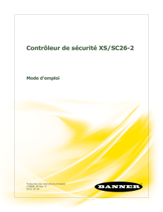 Contrôleur de sécurité XS/SC26-2