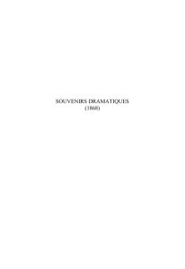 Souvenirs dramatiques - Alexandre Dumas et compagnie