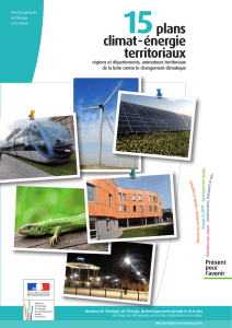 15 Plans Climat-Energie Territoriaux