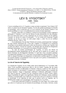 Lev S. Vygotsky - International Bureau of Education
