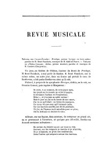 REVUE MUSICALE Théâtre DESChamps