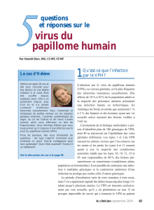 5 questions et réponses sur le virus du papillome humain