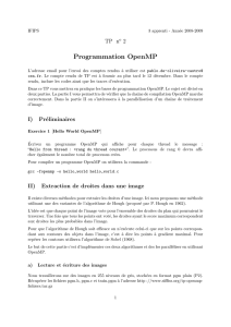Programmation OpenMP